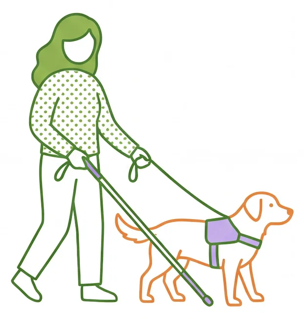 Support worker warmly assisting a man in a wheelchair up a ramp